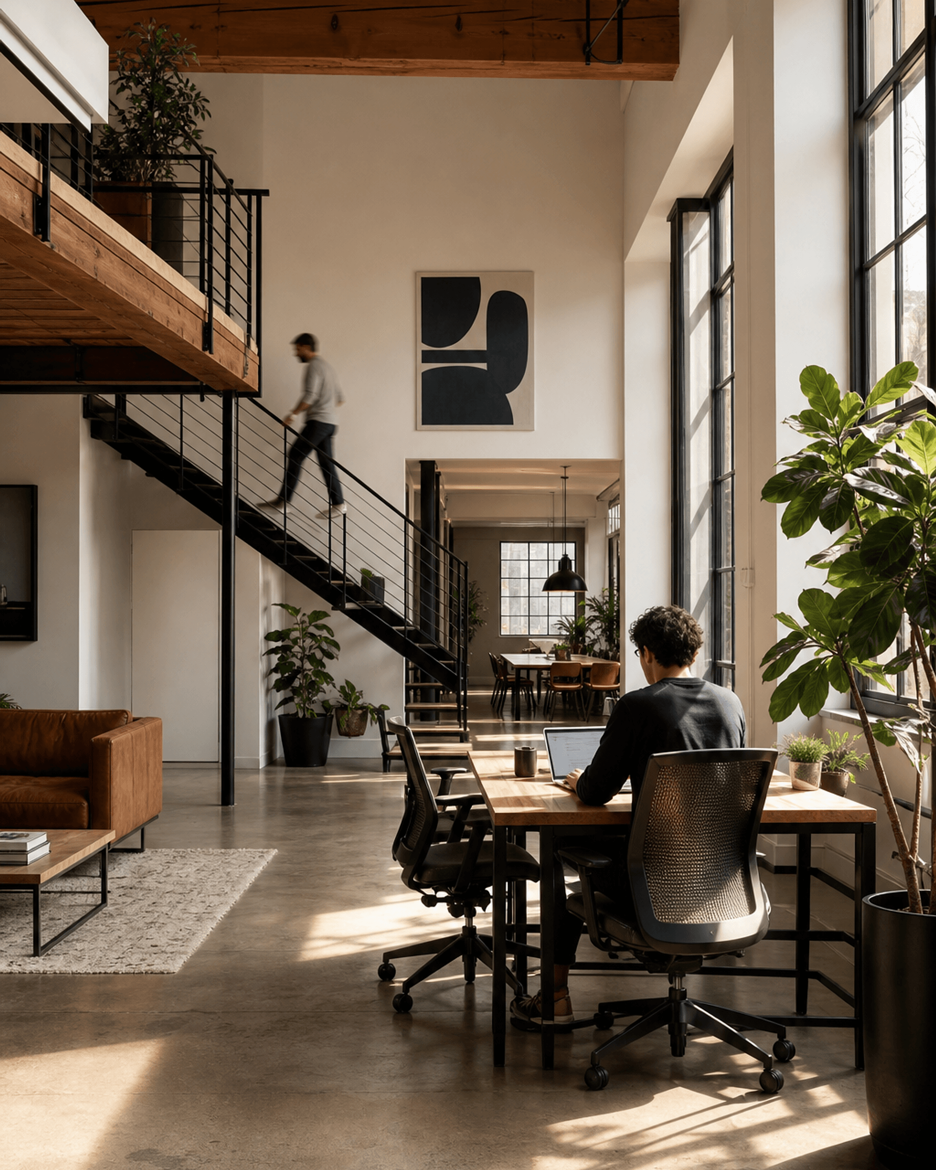 The studio where the work is designed and built
